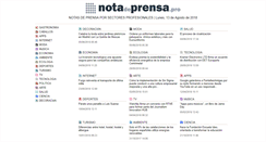 Desktop Screenshot of notadeprensa.pro